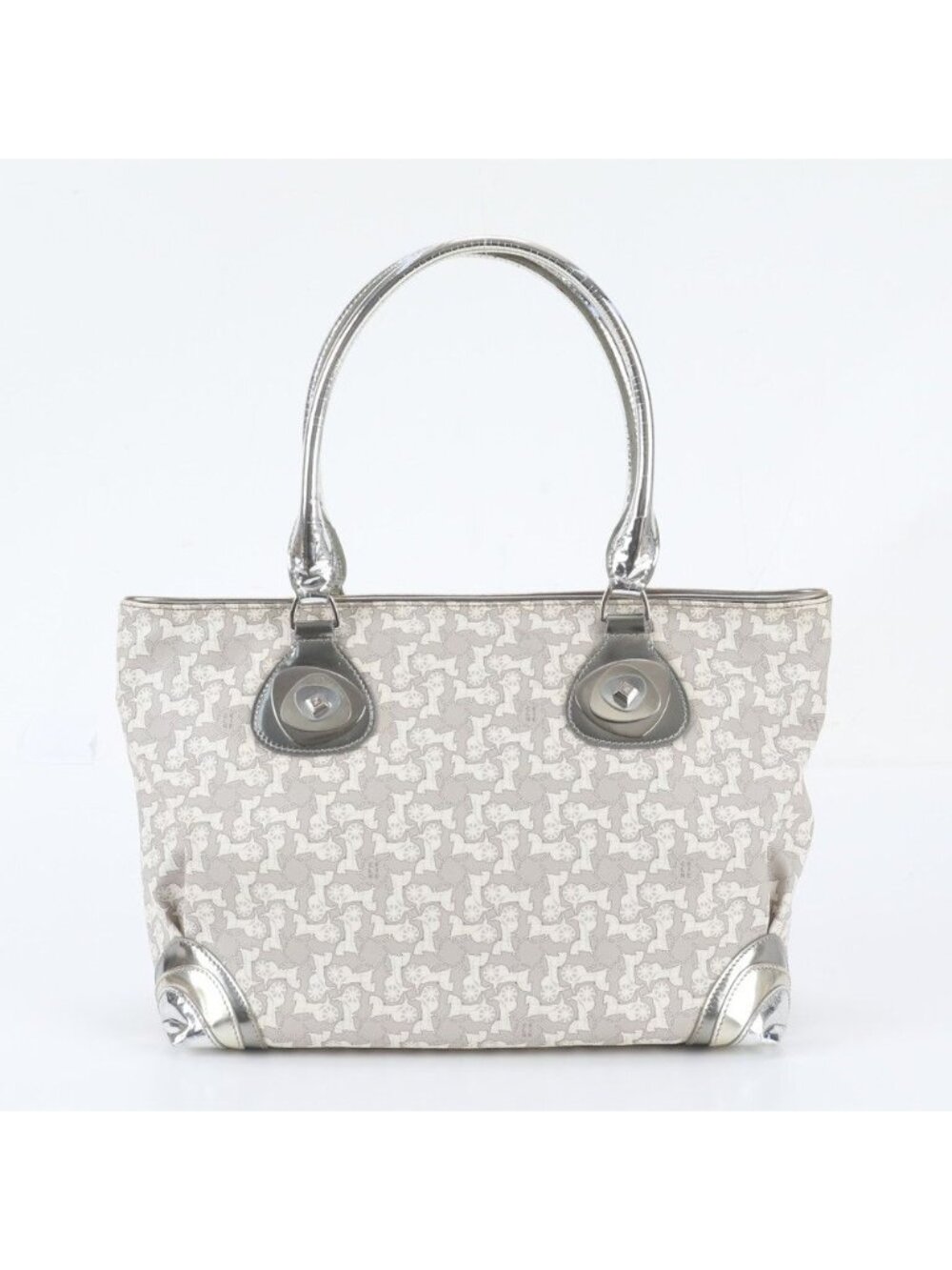 Celine Carriage Pattern Leather Tote Bag Shoulder